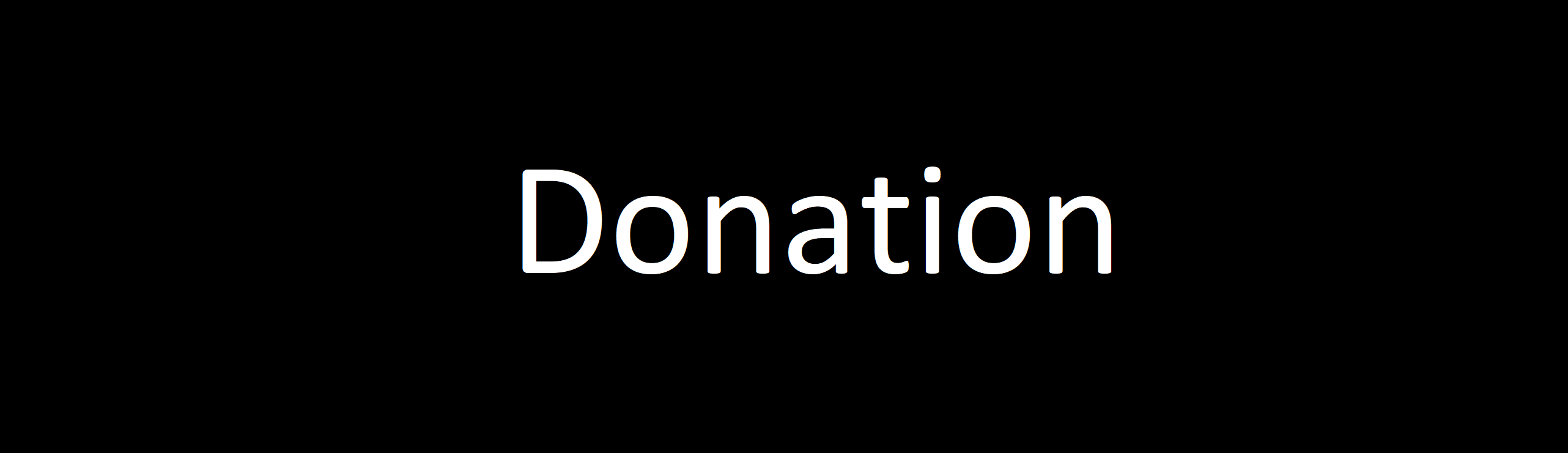 Donation
